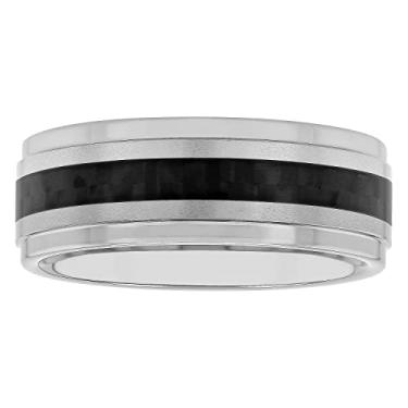 Imagem de Aliança de casamento masculina de carboneto de tântalo da Steel Nation – Escolha de cores e estilos, Metal, não conhecido