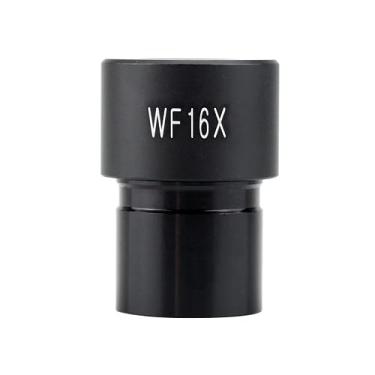 Imagem de Acessórios oculares de microscópio 16X para microscópio óptico, lentes de microscópios biológicos (16X)