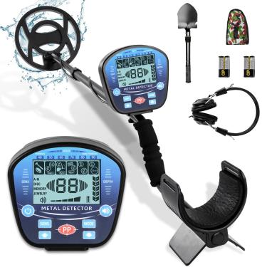 Imagem de LOUVEROLA Detector de Metais para Adultos Profissionais, com Visor LCD, 5 Modos, Água Resistente IP68, Bobina de Pesquisa de 10 Polegadas e Chip DSP Avançado