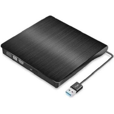 Imagem de Drive Gravador Leitor DVD Externo Usb 3.0 Portátil PC Notebook