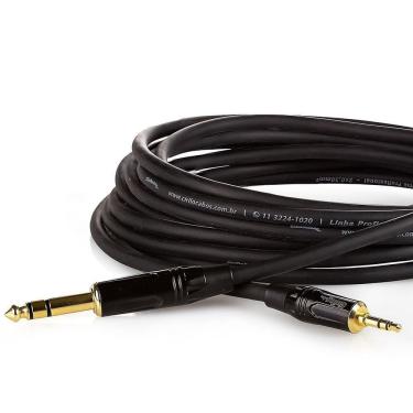 Imagem de Cabo P2 Estereo Para P10 Estereo Profissional - 15 Metros