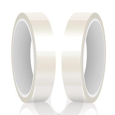 Imagem de HTVRONT Fita resistente ao calor - Fita de sublimação 2 rolos de fita de transferência de calor de 20 mm x 33 m, fita térmica sem resíduos para sublimação em branco canecas tecidos, fita adesiva de