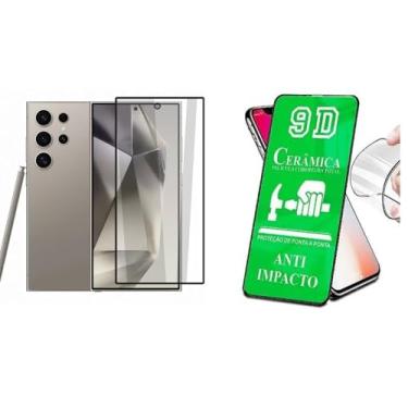 Imagem de Película Ceramica 9D Clear HD Para Samsung Galaxy S23 Ultra/Galaxy S22 Ultra