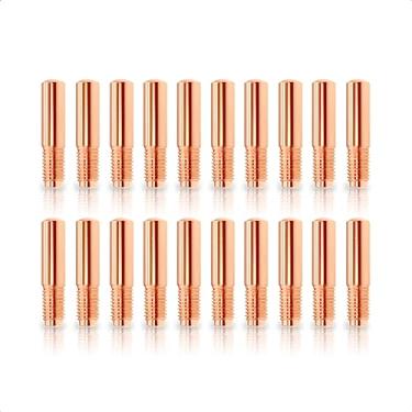 Imagem de 20 pontas de contato de soldagem MIG 000-068 0,035 polegadas para uso com pistolas de solda Millermatic M-10/15/25/40/ e Hobart