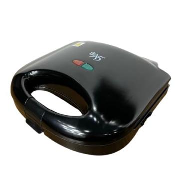 Imagem de Sanduicheira e Grill Elétrica Inox Preta Antiaderente 110v (110, Volts)