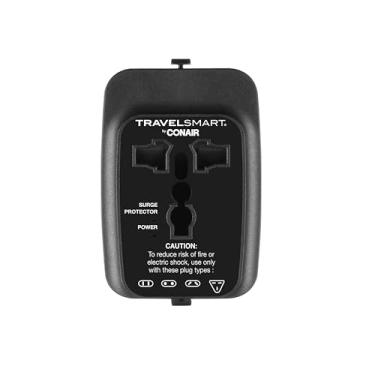 Imagem de Conair Universal Travel Adapter - All-in-One European and Worldwide Travel Plug Adapter with Surge Protection - Includes USB C Port