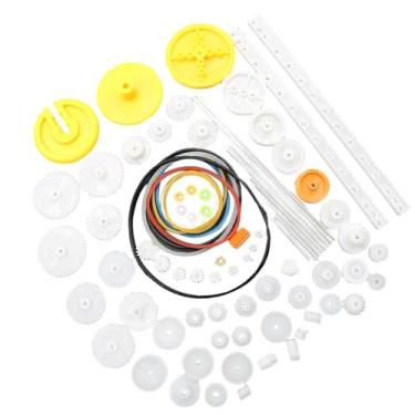 Imagem de Deevoka 82 peças kits de verme de correia de polia, engrenagem de, conjunto de acessórios de sortimento de engrenagens DIY