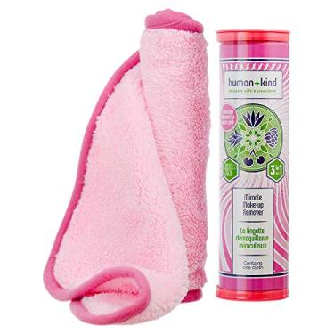 Imagem de Human+Kind Pano Miracle removedor de maquiagem - pano de limpeza super macio - ecológico e reutilizável - lavável na máquina - sem parabenos - sem crueldade - dura até 1.000 lavagens - 28 g.