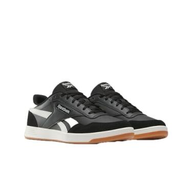 Imagem de Reebok Tênis feminino de couro clássico - preto ou branco, tamanho 34 a 43, Core Black/Giz/Core Black, 5.5 Women/4 Men
