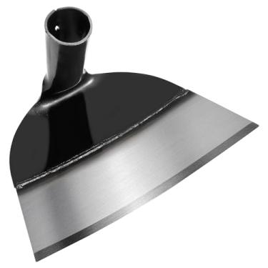 Imagem de 1 peça cabeça de enxada de jardim redondo olho enxada para capina afrouxamento do solo/1169