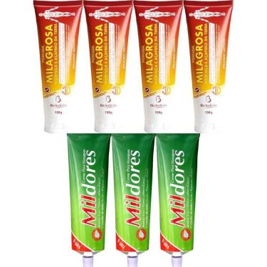 Imagem de Kit 4 Pomada Milagrosa 150G 3 Creme Massagem Mil Dores 100G