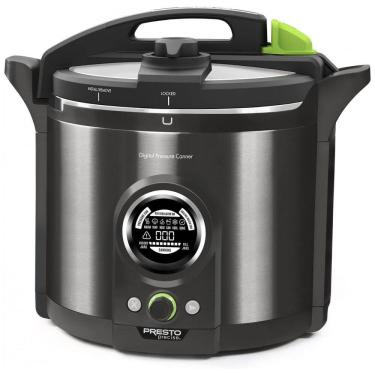 Imagem de Panela de Pressão 11.4L Elétrica com Painel Digital, 1485W, 110V, PRESTO 02144, Preto