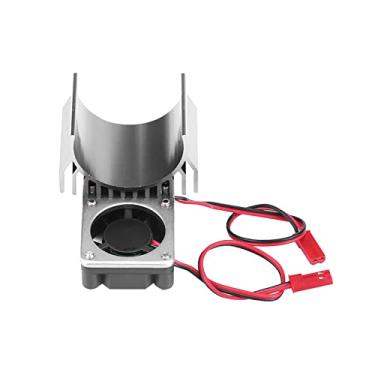 Imagem de Ventilador de Resfriamento RC 540/550 Motor Ventilador de Resfriamento Duplo Com Dissipador de Calor Escala 1/10 Elétrico Resistente Rápido Eficiente Com Ventiladores Duplos