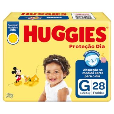 Imagem de Kimberly-Clark - Fralda Huggies Protecao Dia Jumbo G C/28