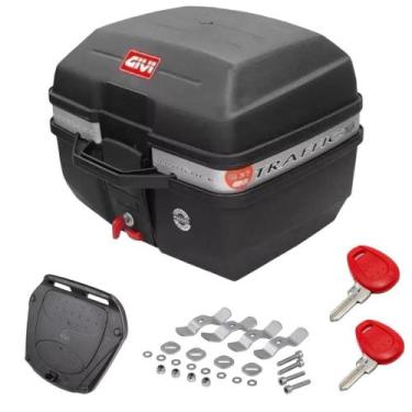 Imagem de Bau Bauleto Moto Givi Monolock Traffic E27m 27 Lts Universal