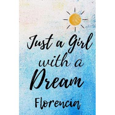Imagem de Just a Girl With a Dream Anna: Personalised Motivational Journal Notebook for Girls Named Anna. (Custom Name Journal, Blank Journal, Write in ... Pages Ocean Blue Background(Anna Notebook)