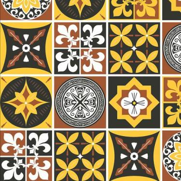 Imagem de Adesivo Lavável Azulejo Marrocos Para Cozinha - Papel e Parede