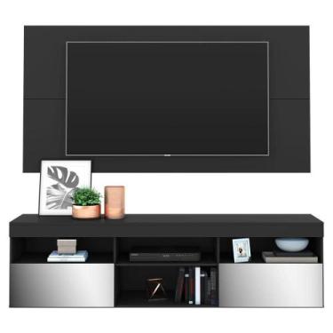 Imagem de Rack com Painel TV 65" Suspenso com Espelho Flórida Multimóveis V3322,