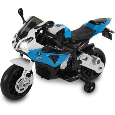 Imagem de Moto Eletrica Infantil Zippy Toys BMW S1000RR Aterish 12V Azul