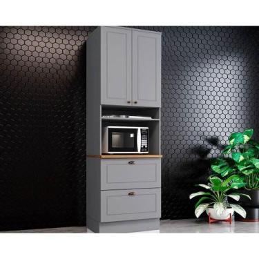 Imagem de Paneleiro de Cozinha Modulado Americana c/ 2 Portas e 2 Gavetas (1 For