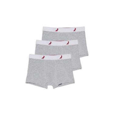 Imagem de Kit De Cueca Mini Boxer Cinza Reserva Mini, Cinza, 10