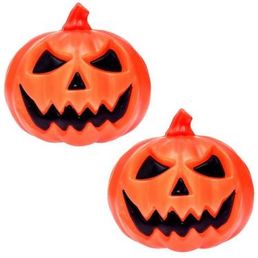 Imagem de 2 Abóboras de Halloween p/ Decorar Ambiente Festa dia Bruxas - Toy Mas