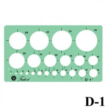 Imagem de Gabarito Circulografo D-01 Trident