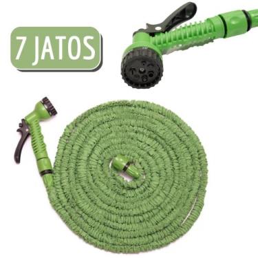 Imagem de Mangueira Magica Extensível 22,5 Metros Irrigação 7 Jatos Super Flexív