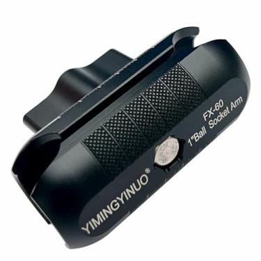 Imagem de YIMINGYINUO Braço de soquete duplo compatível com suportes RAM tamanho B componentes de esfera de 2,5 cm para suporte de telefone de bicicleta/motocicleta/ATV (braço pequeno)