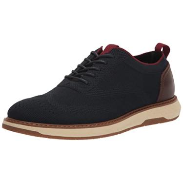 Imagem de Vince Camuto Sapato Oxford masculino casual Staan, Eclipse/Chili Staan, 45
