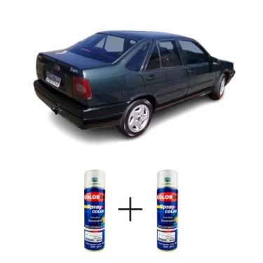 Imagem de SPRAY AUTOMOTIVO Verde Turmalina Fiat + SPRAY VERNIZ 300ML - Sherwin W
