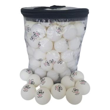 Imagem de 100 Bola Bolinha Ping Pong Tenis Mesa 3 Estrelas Profissional - Ares K