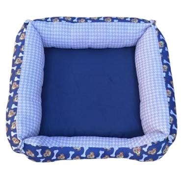Imagem de Cama Pet Para Cachorro Ou Gato Pequeno E Médio Porte Ipermeavel e Lavável (OSSINHOS)