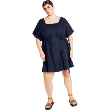 Imagem de City Chic Vestido plus size, minivestido Uptown azul-marinho, Azul marino, 50