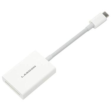 Imagem de Lasden Leitor de cartão de memória USB-C Pro para MicroSD/SD/SDHC/SDXC, UHS-II de alta velocidade 2 em 1 Micro SD + interface SD para USB tipo C