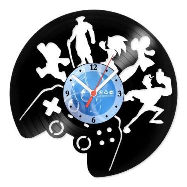 Imagem de Relógio De Parede Disco Vinil Jogos e Games - Vídeo Game - VJG-015 - M