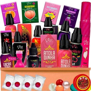 Imagem de Kit 44 Produtos Funcional Uso Pessoal Ou Revenda Sex Shop - Top Gel 