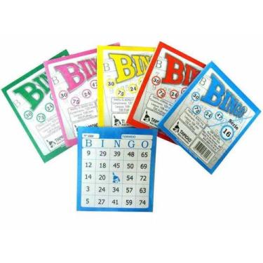 Imagem de Bloco Para Bingo Com 100 Folhas Verde 6003 Tamoio