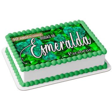 Imagem de Papel arroz comestível para bolo festa comemoração bodas aniversário 4