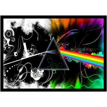 Imagem de Quadro Decorativo Bandas Pink Floyd Progressivo Rock Música Lojas Quar
