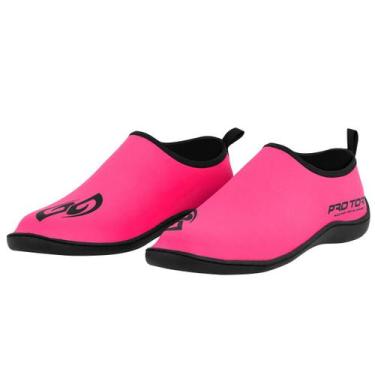 Imagem de Sapatilha Aquática Neoprene Pro Tork Praia Jet-ski Mergulho, Rosa, 36