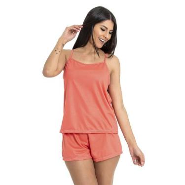 Imagem de Conjunto Pijama Feminino Curto Baby Doll Super Fresquinho - M de Mulhe