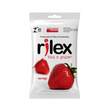 Imagem de Preservativo Lubrificado de Morango 3 Unidades - Rilex