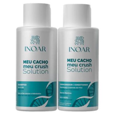 Imagem de Shampoo e Condicionador 500ml - Inoar Meu Cacho Meu Crush Solution