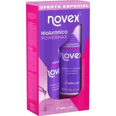 Imagem de Novex kit Hialurônico PowerMax Shampoo + condicionador 300ml - Embelle