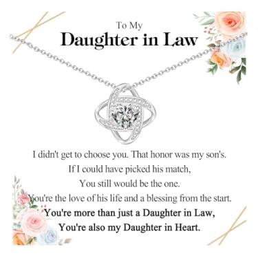 Imagem de Colar infinito para sogra/cunhada/nora/mãe bônus/madrasta – presente de Natal, aniversário, dia das mães, dia dos namorados, Páscoa, presente para mulheres, Cobre, Sem Pedra Preciosa