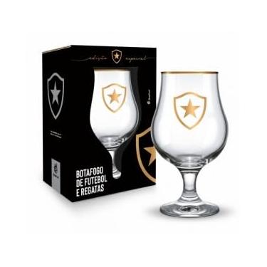 Imagem de Taça de Vidro Dublin Botafogo Série Ouro Oficial - 400ml