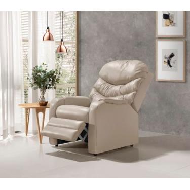 Imagem de Poltrona Luxo Papai Mamãe Vovo Estetica Bege - Moderna