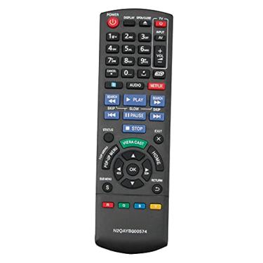 Imagem de Controle remoto AIDITIYMI de substituição N2QAYB000574 adequado para Panasonic Blu-Ray/DVD Player DMP-BDT110 DMP-BDT310P DMP-BDT310 DMP-BDT215P DMP-BDT215 DMP-BDT210P DMP-BDT210