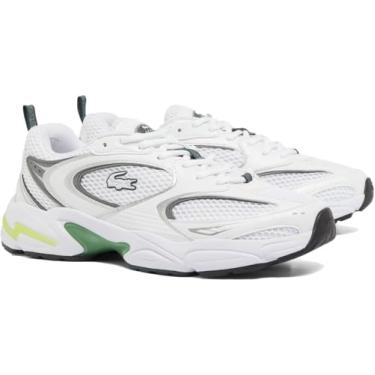 Imagem de Lacoste Storm 96 2k Tênis masculino, Branca/Dk Grn, 8.5